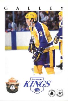 1984-85 Los Angeles Kings Smokey #6 Garry Galley Front