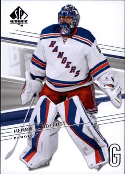 2014-15 SP Authentic #93 Henrik Lundqvist Front