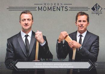 2014-15 SP Authentic #178 Rob Blake / Mike Modano Front
