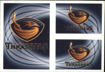 2010-11 Panini Stickers #7 Atlanta Thrashers Logo Front