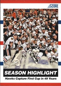 2010-11 Score #31 Hawks Capture First Cup in 49 Years Front