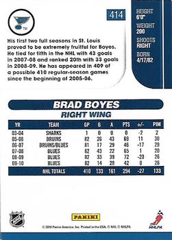 2010-11 Score #414 Brad Boyes  Back