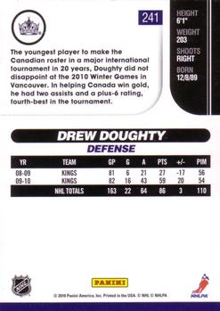 2010-11 Score #241 Drew Doughty  Back