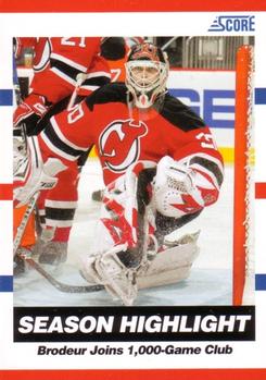 2010-11 Score #8 Martin Brodeur  Front