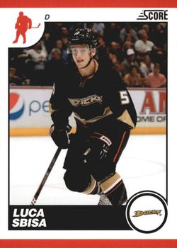 2010-11 Score - Glossy #48 Luca Sbisa  Front
