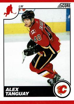 2010-11 Score - Glossy #109 Alex Tanguay  Front