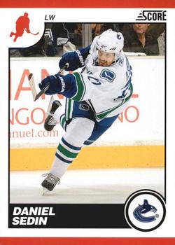 2010-11 Score - Glossy #457 Daniel Sedin  Front