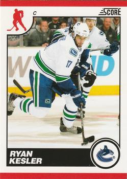 2010-11 Score - Glossy #460 Ryan Kesler  Front