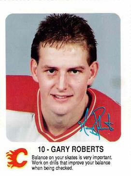1987-88 Red Rooster Calgary Flames #NNO Gary Roberts Front