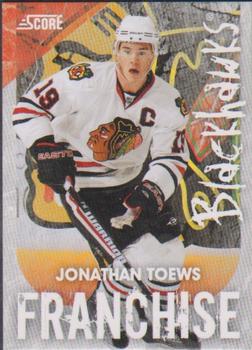 2010-11 Score - Franchise #7 Jonathan Toews Front