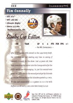 1999-00 Upper Deck MVP Stanley Cup Edition #111 Tim Connolly Back