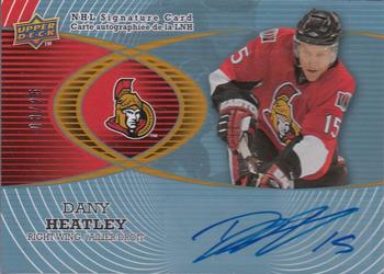 2008-09 Upper Deck McDonald's - Autographs #A-DH Dany Heatley  Front