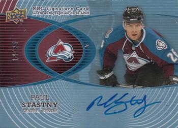 2008-09 Upper Deck McDonald's - Autographs #A-PS Paul Stastny  Front