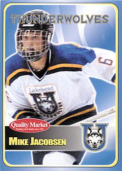 2003-04 Lakehead Thunderwolves (CIS) #5 Mike Jacobsen Front