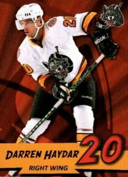 2010-11 Vienna Beef Chicago Wolves (AHL) #6 Darren Haydar Front