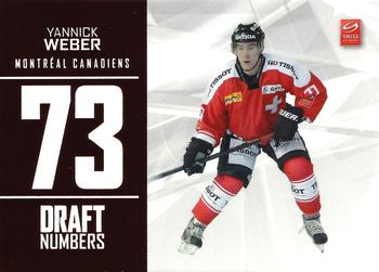 2013 PCAS Silver Series - Draft Numbers #SNL-DN04 Yannick Weber Front