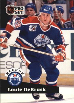 1991-92 Pro Set French #535 Louie DeBrusk Front