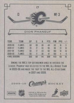2009-10 Upper Deck Champ's - Animal Icons #17 Dion Phaneuf Back
