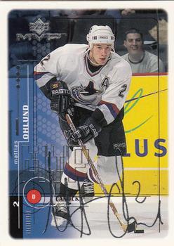 1998-99 Upper Deck MVP - Silver Script #203 Mattias Ohlund Front