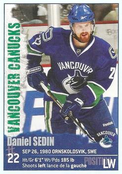 2009-10 Panini Stickers #307 Daniel Sedin Front