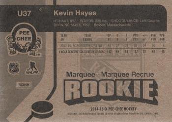 2014-15 Upper Deck - 2014-15 O-Pee-Chee Update Retro #U37 Kevin Hayes Back
