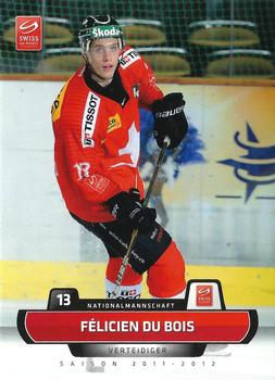 2011-12 PCAS Swiss National League #SNL-258 Félicien Du Bois Front