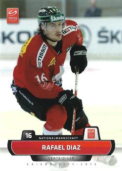 2011-12 PCAS Swiss National League #SNL-260 Raphael Diaz Front