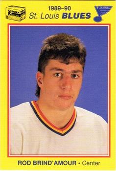 1989-90 Kodak St. Louis Blues #NNO Rod Brind'Amour Front