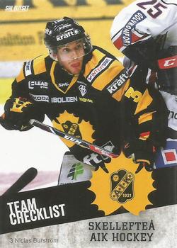 2014-15 SHL Elitset #154 Niclas Burström Front