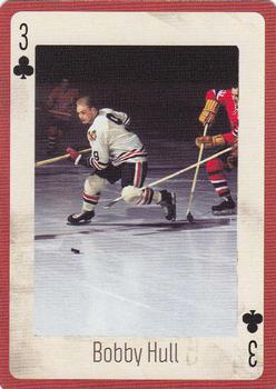 2005 Hockey Legends Chicago Blackhawks Playing Cards #3♣ Bobby Hull Front