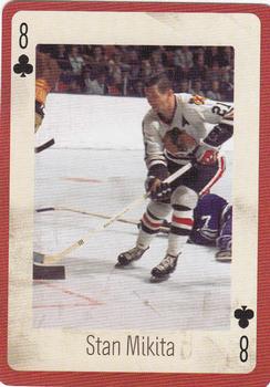 2005 Hockey Legends Chicago Blackhawks Playing Cards #8♣ Stan Mikita Front