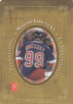 2005 Hockey Legends Wayne Gretzky Playing Cards #2♣ Hockey Hall of Fame Induction - 1999 Back