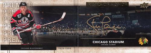 2014-15 Upper Deck Premier - Rinks Of Honor #RH-SL Steve Larmer Front