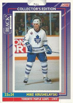 1993-94 Score Black's Toronto Maple Leafs Pop-Ups #23 Mike Krushelnyski Front