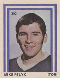 1972-73 Eddie Sargent NHL Players Stickers #200 Mike Pelyk Front