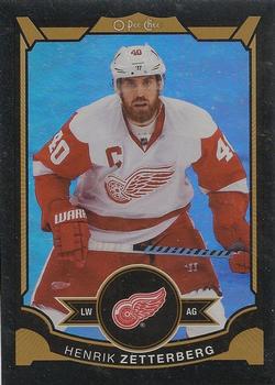 2015-16 O-Pee-Chee - Rainbow Black #425 Henrik Zetterberg Front