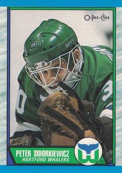 1989-90 O-Pee-Chee - Tembec Test White Backs #11 Peter Sidorkiewicz Front