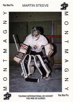 1992 Quebec International Pee-Wee Tournament #0071 Steeve Martin Front