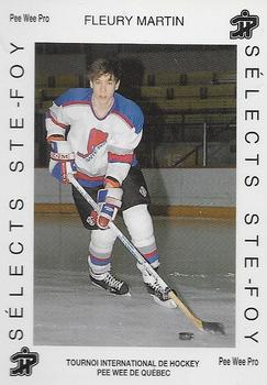 1992 Quebec International Pee-Wee Tournament #0147 Martin Fleury Front