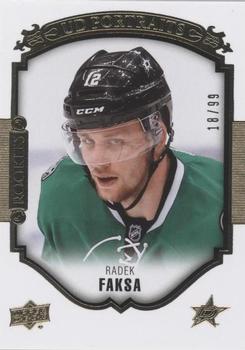 2015-16 Upper Deck - UD Portraits Gold #P-104 Radek Faksa Front