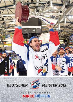 2015-16 Playercards Basic Serie 1 (DEL) #DEL-282 Mirko Höfflin Front