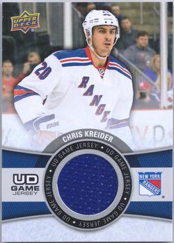 2015-16 Upper Deck - UD Game Jerseys (Series One) #GJ-CK Chris Kreider Front