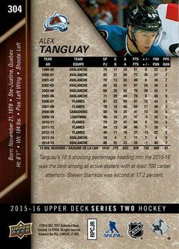 2015-16 Upper Deck - UD Exclusives #304 Alex Tanguay Back