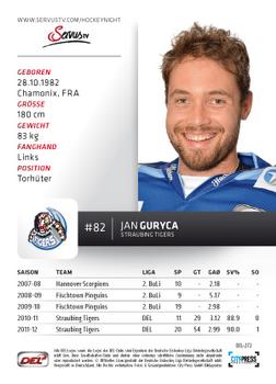 2012-13 Playercards (DEL) #DEL-272 Jan Guryca Back