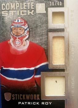 2015 Leaf In The Game Stickwork - Complete Stick #CS-08 Patrick Roy Front