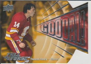 2015-16 Upper Deck Full Force - Goooal! #G-TF Theoren Fleury Front