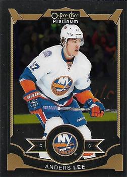 2015-16 O-Pee-Chee Platinum #14 Anders Lee Front