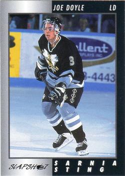 1994-95 Slapshot Sarnia Sting (OHL) #5 Joe Doyle Front