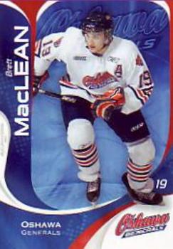 2007-08 Extreme Oshawa Generals (OHL) #13 Brett MacLean Front