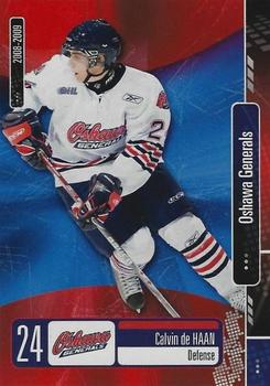 2008-09 Extreme Oshawa Generals (OHL) #18 Calvin de Haan Front